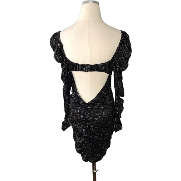 For Love & Lemons X Victoria’s Secret All That Glitters Ruched Mini Dress XS - Picture 16 of 16